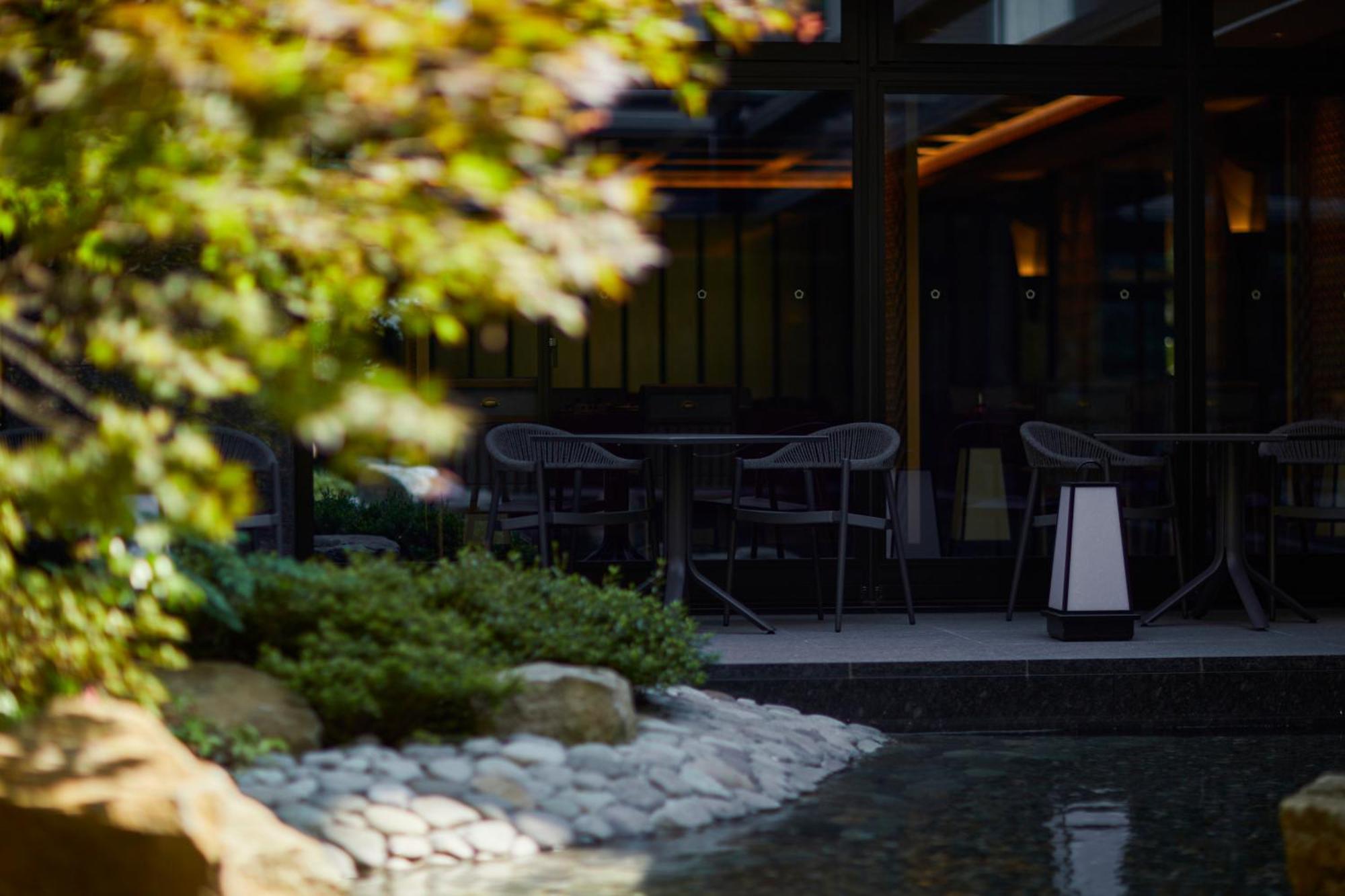The Hotel Sanraku Kanazawa 21Th December 2022 Open Екстериор снимка The restaurant's garden